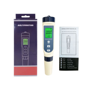 Tester de apa 5 in 1, PH, TDS, Temperatura, EC si Salinitatea, ecran LCD, precizie ridicata - Img 2