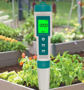 Tester de Calitate a Apei, Multifunctional, Pentru Testarea Calitatii Apei, Precizie Mare, Baterii Usor de Inlocuit, Display LCD HD, 7 Functii, Masoara valorile Apei Potabile, Apei din Piscina, Acvariu sau ale Apei folosite pentru Plante, 0700 - Img 11