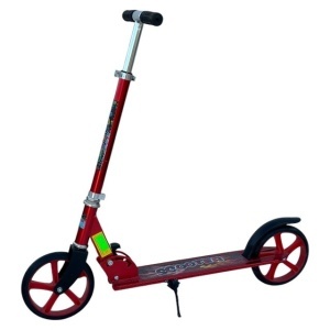 Trotineta Scooter Pliabil, Rosu, pentru Copii si Adulti, Greutate maxima 100kg
