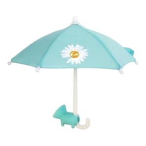 Umbrelă de telefon -Mini suport universal pentru telefon, cu ventuză ,Umbrelă de soare pentru exterior pentru telefon mobil, Suport pentru telefon , Albastru