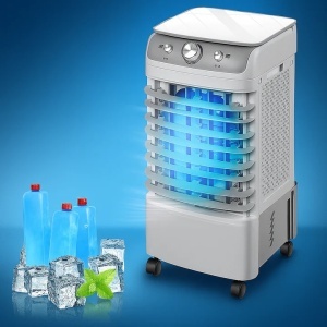 Aer Conditionat Mobil, 12 litri, 50W, 3 Viteze, Racire naturala cu Apa si Gheata, pentru uz interior - Img 2