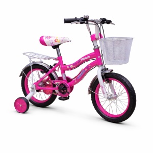 Bicicleta CARAIMAN, 12W Roz, Pentru Fetite, Roti 12 inch, 3-5 ani - Img 2
