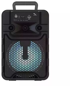 Boxa Portabila Audio Bluetooth 6.5, HF605 ,Radio FM ,Suport MP3 Cu Telecomanda USB si Card TF Negru
