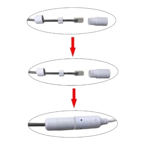 Capac conector RJ45 impermeabil pentru rețea ,pentru cablul - Img 2