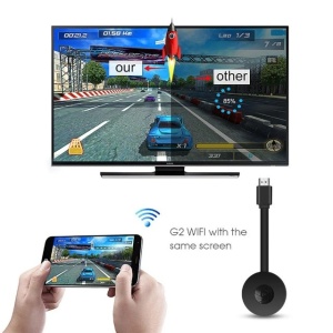 Chromecast Streaming Media Player , HDMI , Wi-Fi , Display 4K , transmisie TV din mobil , Android/iOS , Andowl - Img 3