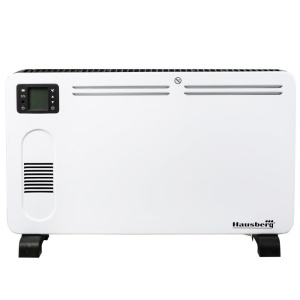 Convector Electric, Hausberg HB-8230,Putere 2000W, 3 Trepte De Putere, Afisaj LCD, Plus Ventilator Turbo