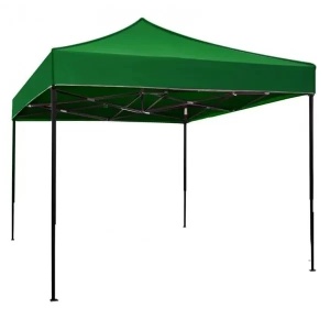 Cort Pavilion 3x3m, Cadru Negru , Prelata Verde, Fara Pereti, pentru curte, gradina, evenimente - Img 3