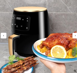 Friteuza cu Aer Cald Air Fryer, Fara Ulei, 2400W, Capacitate Mare si Afisaj Digital - Img 3