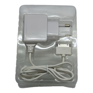 Încărcător de perete pentru Apple iPhone 4s / 4 - Alb - Img 2