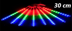 Instalație Tip Turturi, tub 30cm, 8 Tuburi Multicolori, 2.1M, Interconetabil, Instalatie luminoasa cu 8 tuburi pentru sarbatori - Img 7
