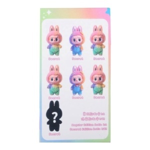 Jucarie de Plus Labubu Mystery, The Monsters - Pop Mart, 18cm, Seria Rainbow Generatia 4, Multicolor - Img 3