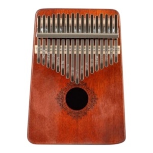 Kalimba, iLogic, Lemn, 18.5x13.5x3 cm, Maro inchis