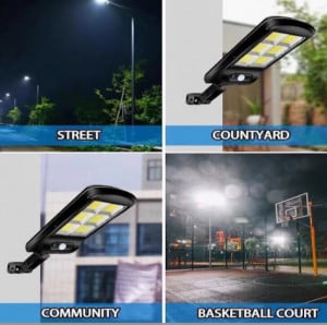Lampa Solara de Perete, Solar Street Lamp cu 8 cadrane - Img 3