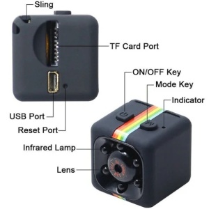 Mini Camera SQ11, Full HD 1080p, Audio Video, Night Vision, Black - Img 5