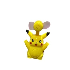 Mini ventilator portabil, tip Pokemon Pikachu, galben - Img 2