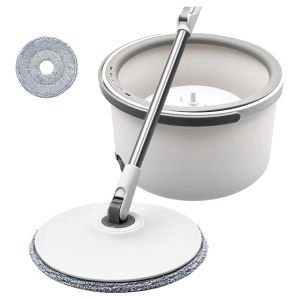Mop Rotativ Forma Rotunda Laveta Microfibra cu Galeata 5L - Img 2