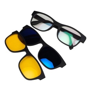 Ochelari de soare, 3 in 1, pentru soferi, biciclisti, schiori