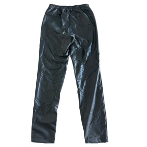 Pantaloni din imitație de piele de culoare neagră,XXL