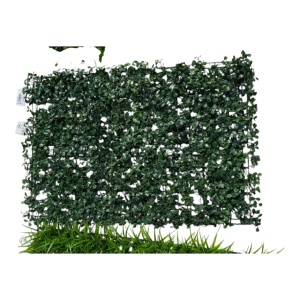 Placa decorativa tip iarba artificiala , plastic, verde, 60 x 40 cm - Img 2