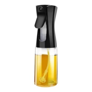 Pulverizator Negru pentru Ulei, Otet sau alte lichide, reincarcabile, multifunctionale, capacitatea 230 ml, Material Sticla si PVC, Negru