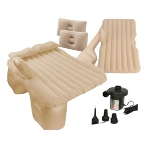 Saltea auto gonflabila pentru masina, 86 x 40 x 135 cm, crem