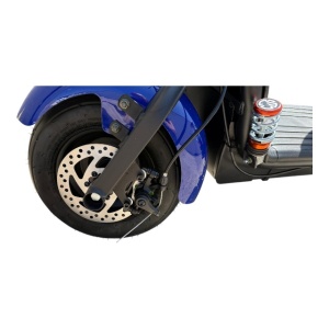 Scuter mini electric 1000W 48V viteza 25 km/h albastru, FARA PERMIS - Img 7