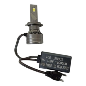Set 2 Becuri Auto H7 Led V68 Canbus 180W 6000K 16000 lm - Img 3