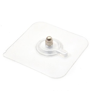 Set de 10 bucati, Carlige adezive fara gaurire design simplu, pentru perete din gresie, sticla, marmura - Img 2