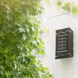 Set de 4 bucati, Lampa solara LED arhitecturala, ambientala, pentru perete, tavan sau podea, lumina calda - Img 5