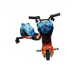 Tricicleta electrica pentru drifturi 360, motor 250 W, 15 KM/H, 4400 mA, 36 V, Ice fire - Img 6