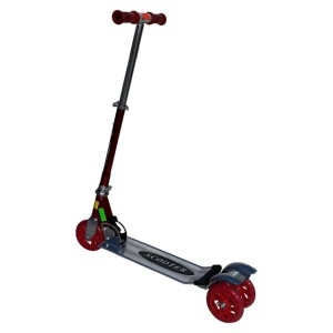Trotineta Scooter Rosu, pentru copii, greutate maxima 50kg. - Img 2