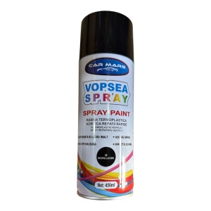 Vopsea spray reparatii rapide Negru Lucios 450 ml