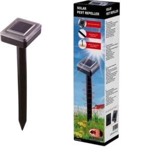Aparat solar/ Repelent solar pentru insecte și rozătoare pentru zone exterioare