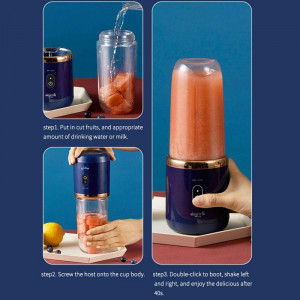 Blender portabil , 6 lame din inox, multifunctional, 400ml - Img 2