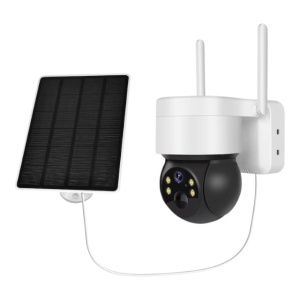 Camera inteligenta cu panou solar si baterie interna, Wifi 2.4 sau 5G, slot de card, Functie PTZ rotire 360, aplicatie mobil
