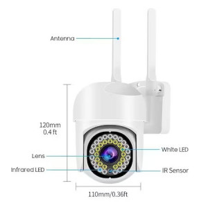 Camera supraveghere WIFI,, IP66, HD wireless, 2 MP, 1920 X 1080 pixeli - Img 4