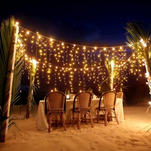 Instalatie perdea 910WW, alb cald cu fir gros 360 led, 9m x 1m, Interconectabil - Img 7