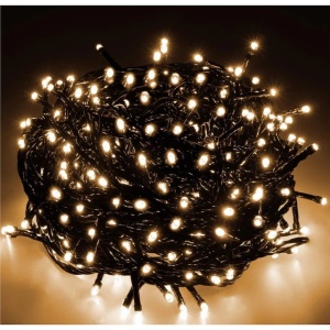 Instalatie Pom Craciun alb cald 200 LED-uri, 200WW - 20 m