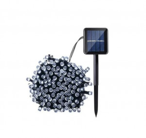 Instalatie Solara SL100W, Led cu 100 Leduri Alb Rece, 12m, Diferite Jocuri de Lumini - Img 6