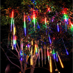Instalație Tip Turturi, tub 30cm, 8 Tuburi Multicolori, 2.1M, Interconetabil, Instalatie luminoasa cu 8 tuburi pentru sarbatori - Img 6