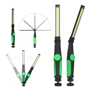 Lampa de lucru LED COB cu acumulator pentru mecanici auto rotativa, portabila - Img 3