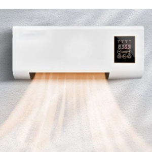 Mini Aer Conditionat Portabil , 2 in 1, Montaj Pe Perete, Cu Functie de Racire si Incalzire, 1200W, Gama 16–40°C, Telecomanda Inclusa, Culoare Alba - Img 4