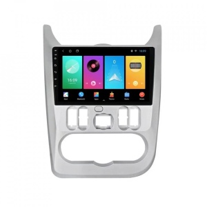 Navigatie dedicata cu Android Dacia Sandero I 2008 - 2013, 1GB RAM, Radio GPS Dual Zone, Display HD IPS 9" Touchscreen, Internet Wi-Fi, Bluetooth, MirrorLink, USB - Img 2