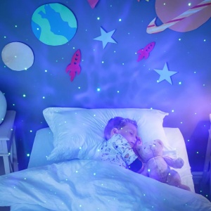 Proiector decorativ Astronaut Star cu cap rotativ 360 grade si telecomanda  - Img 9