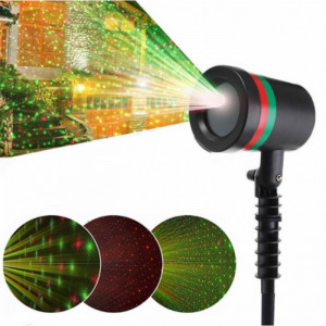 Proiector Laser Light cu Puncte Luminoase Verzi si Rosii Pentru Exteriorul Casei - Img 3