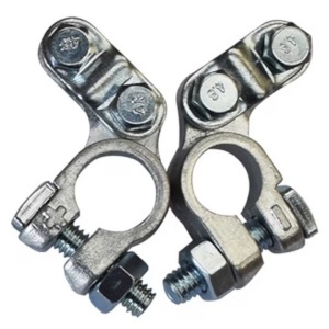 Set 2 Borne Acumulator Auto Zincate Reglabile Cu Surub