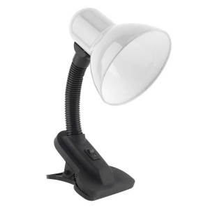 Set de 2 bucati Lampă de birou E27/E28 cu clemă pentru blatul biroului,ALB - Img 2