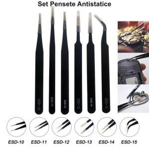 Set Pensete Fine Antistatic ESD 6Buc - Img 5