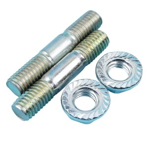 Set piulite si stifturi bara, pentru drujba, Argintiu