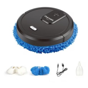Smart-Mop, Robot Pentru Curatenie cu Functie de UmidifIcator, Laveta din Microfibra , ALB - Img 6